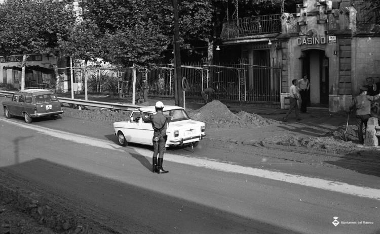 Efectes d'un aiguat, carretera N-II