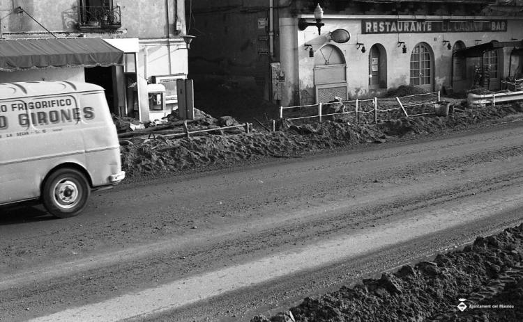 Efectes d'un aiguat, carretera N-II