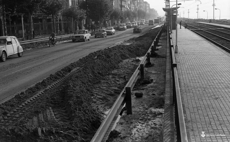Efectes d'un aiguat, carretera N-II