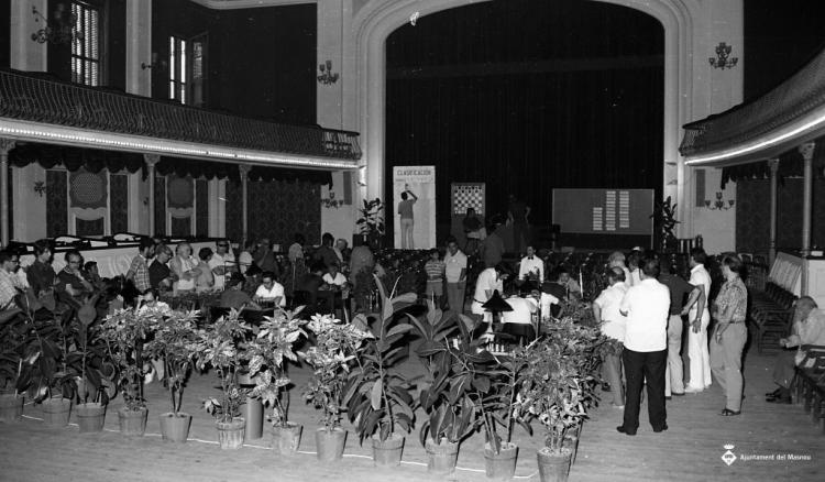 Torneig d'escacs al teatre del Casino