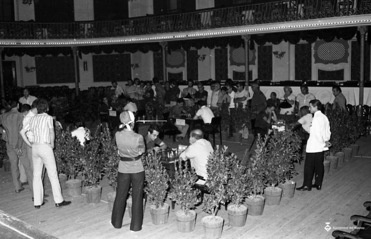 Torneig d'escacs al teatre del Casino