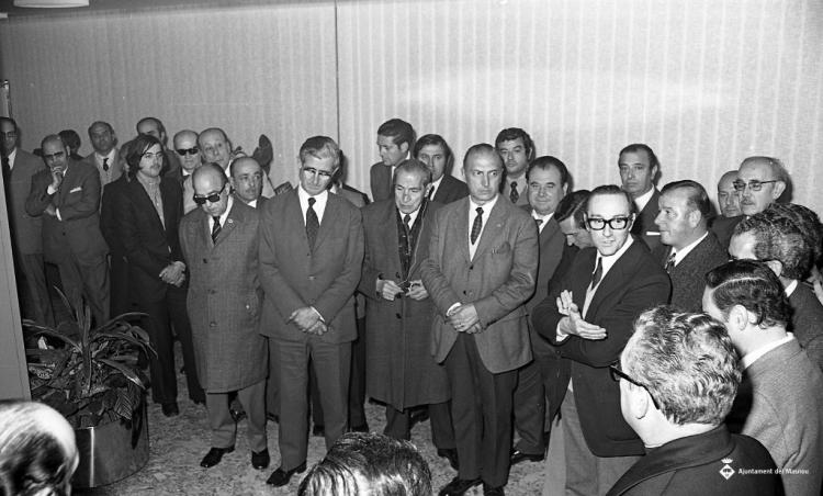 Inauguració de l'oficina de la Caixa Laietana