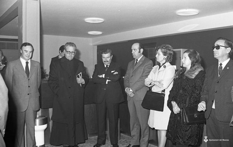 Inauguració de l'oficina de la Caixa Laietana