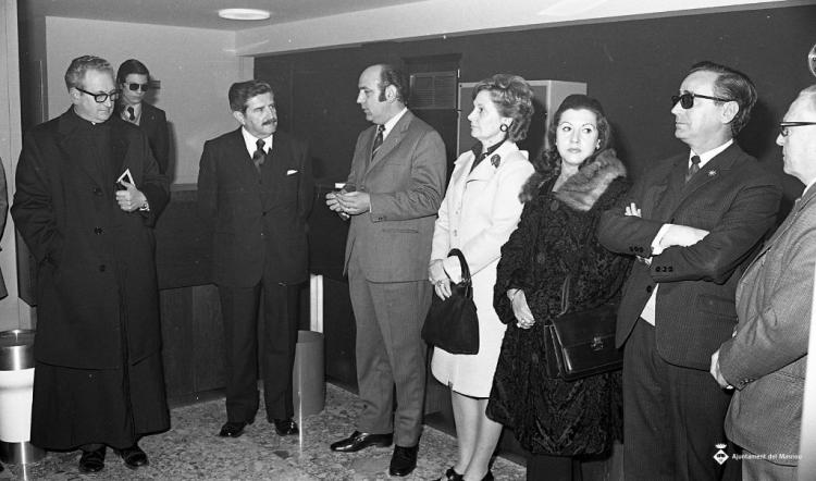 Inauguració de l'oficina de la Caixa Laietana