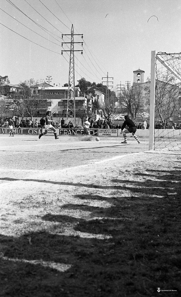 Partit de futbol Masnou-Lleida