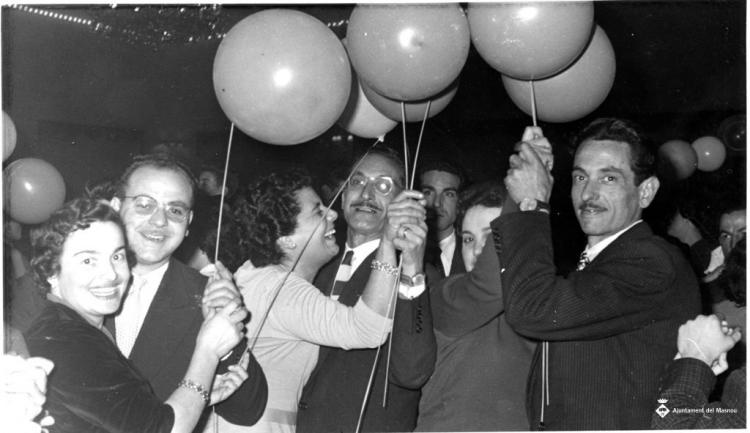 Celebració de Nadal en una festa