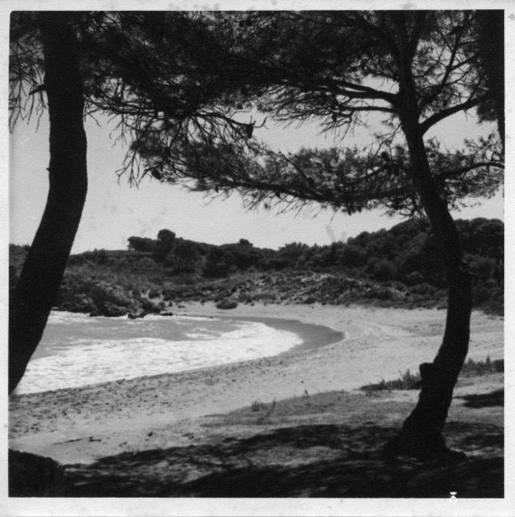 Vista d'una platja de l'Escala (Alt Empordà)