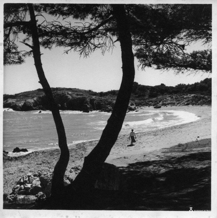 Vista d'una platja de l'Escala (Alt Empordà)