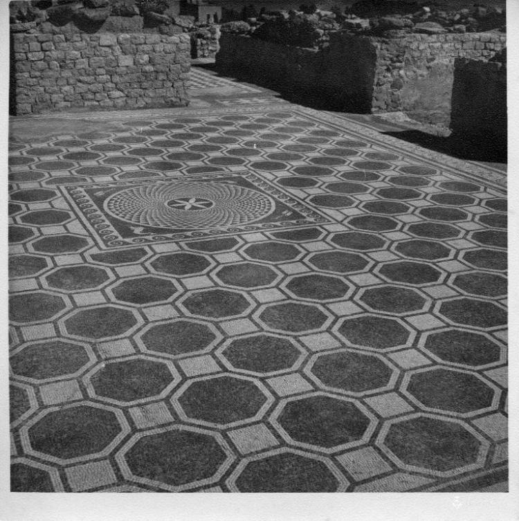 Mosaic d'un paviment de les ruïnes d'Empúries (Alt Empordà)