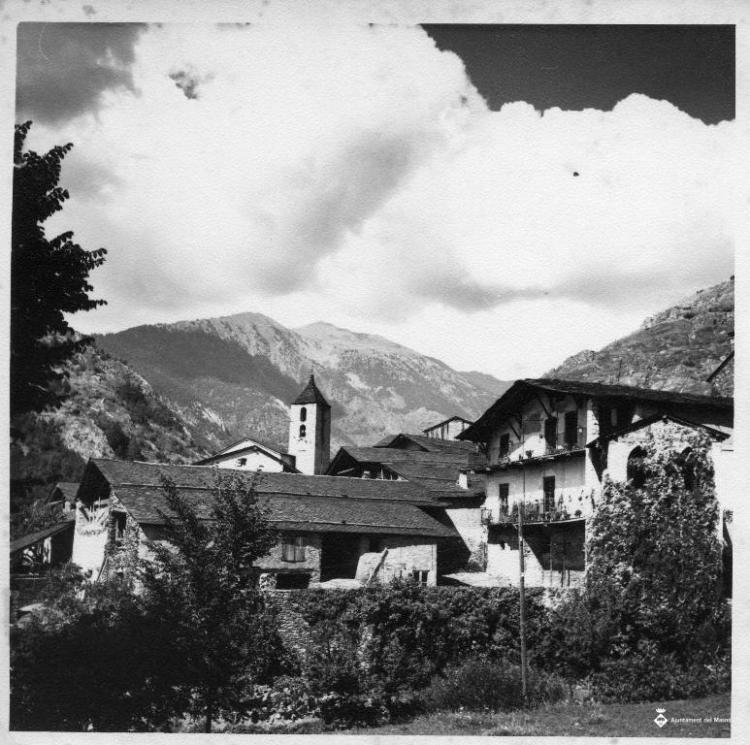 Vista general d'Ordino, Andorra