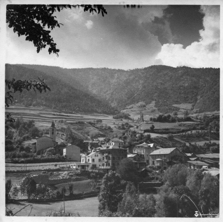 Vista general d'Ordino, Andorra