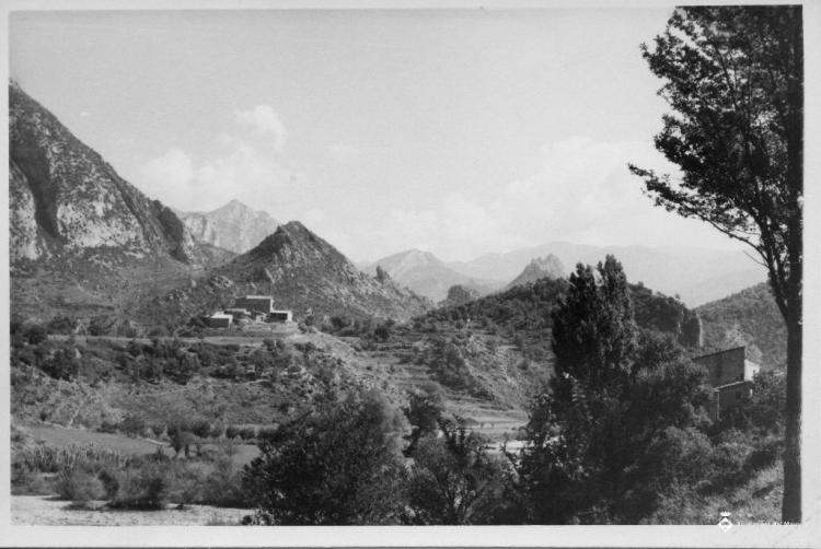 Perspectiva general del Coll de Nargó (Alt Urgell)
