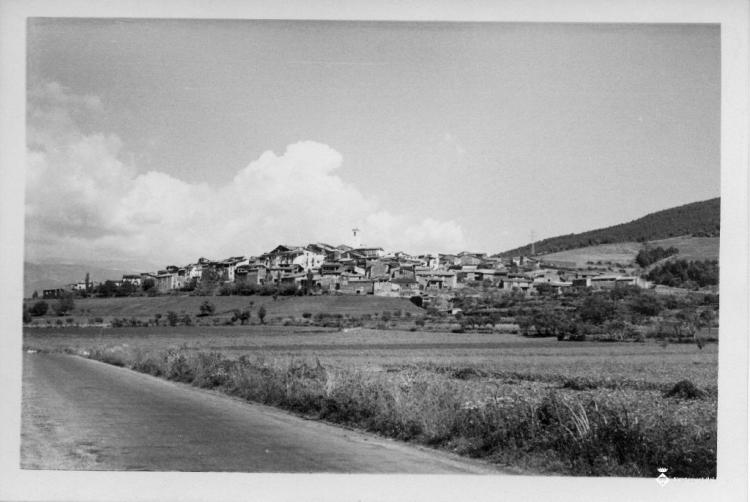 Vista general del Pla de Sant Tirs (Alt Urgell)
