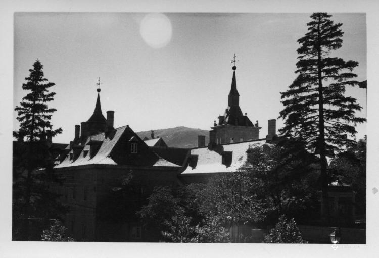 Detall de les teulades del monestir de l'Escorial