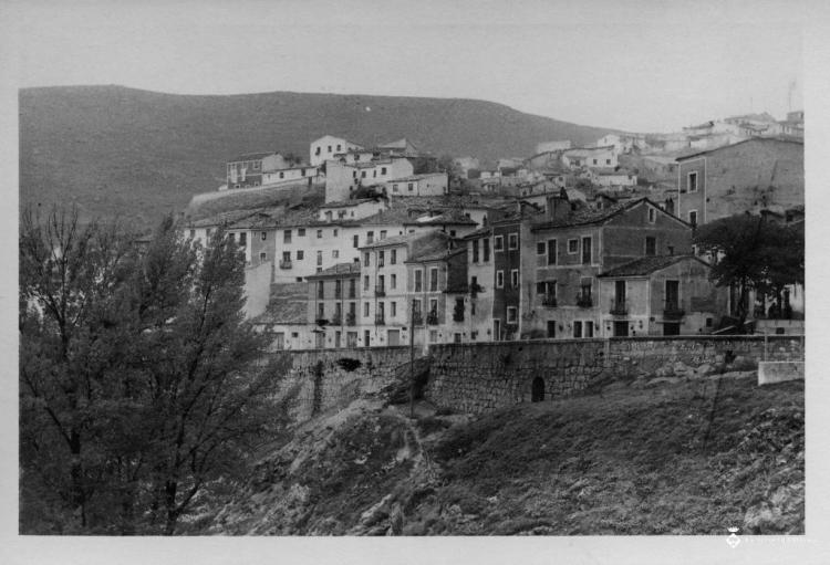 Perspectiva del nucli urbà de Conca