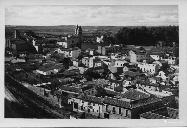 Perspectiva del centre de la vila de Toledo