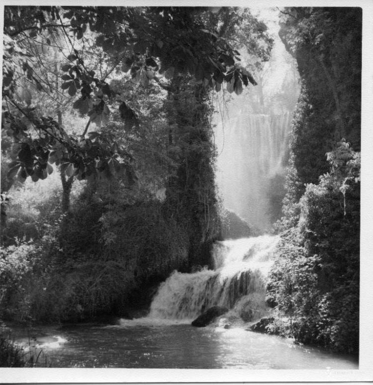 Salt d'aigua al Monasterio de Piedra (Aragó)