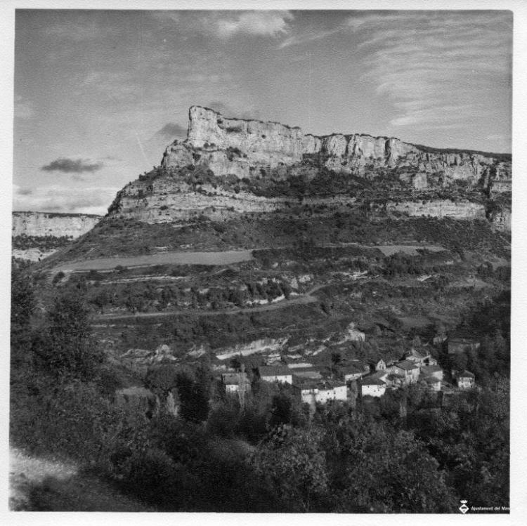 Perspectiva del poble de Murillo de Gállego