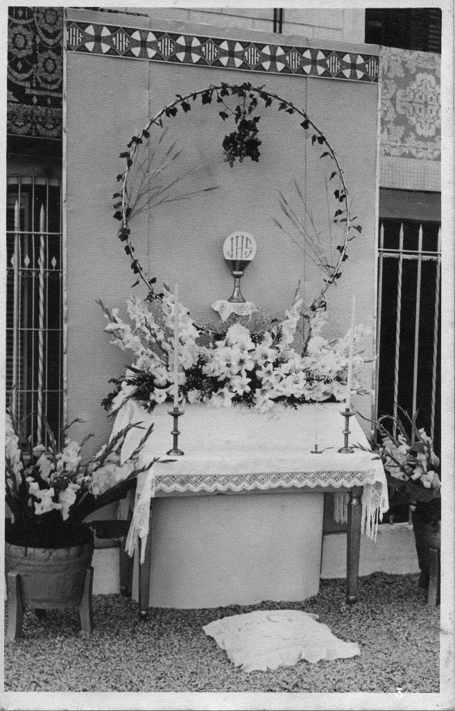 Altar de Corpus davant Can Rosés