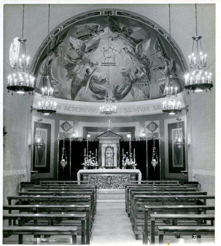 Vista general de la capella del Santíssim de l'església de Sant Pere