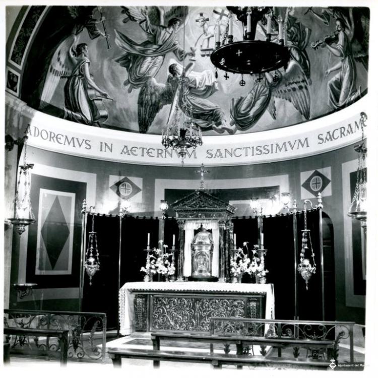 Altar de la Capella del Santíssim de l'església de Sant Pere