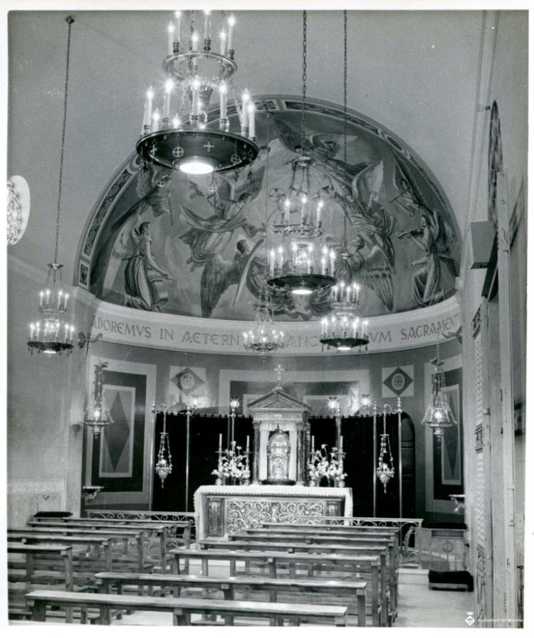 Vista general de la Capella del Santíssim de l'església de Sant Pere