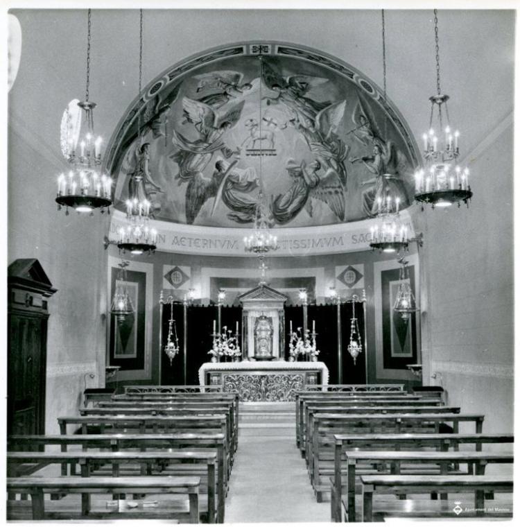 Vista general de la Capella del Santíssim de l'església de Sant Pere