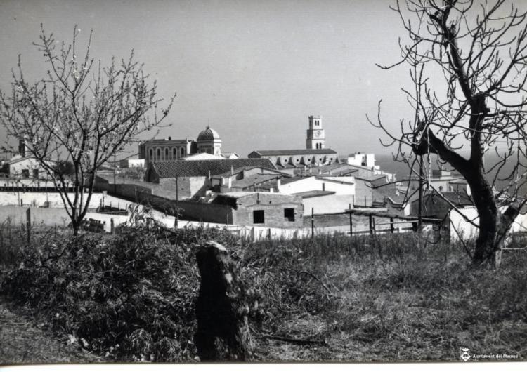 Perspectiva del Masnou des de l'actual avinguda de Joan XXIII