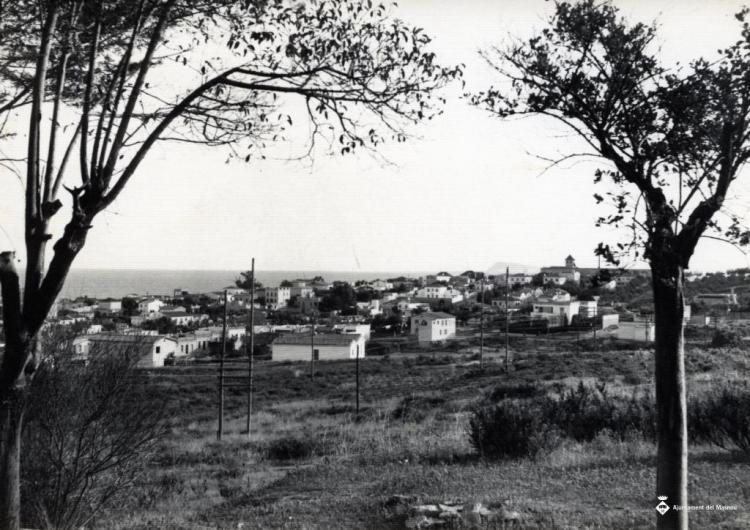 Perspectiva del Masnou des de la zona de l'Alberg