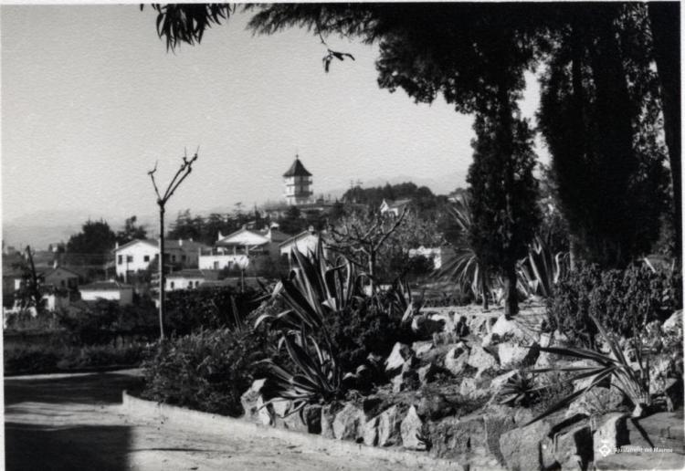 Vista d'un carrer de la urbanització Califòrnia