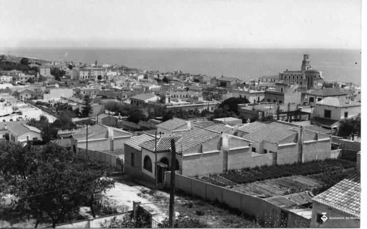 Perspectiva del Masnou des del carrer de Francesc Macià