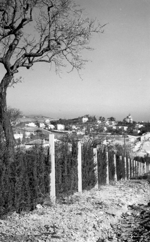 Perspectiva del Masnou en la qual destaca l'Alberg i Can Guarino
