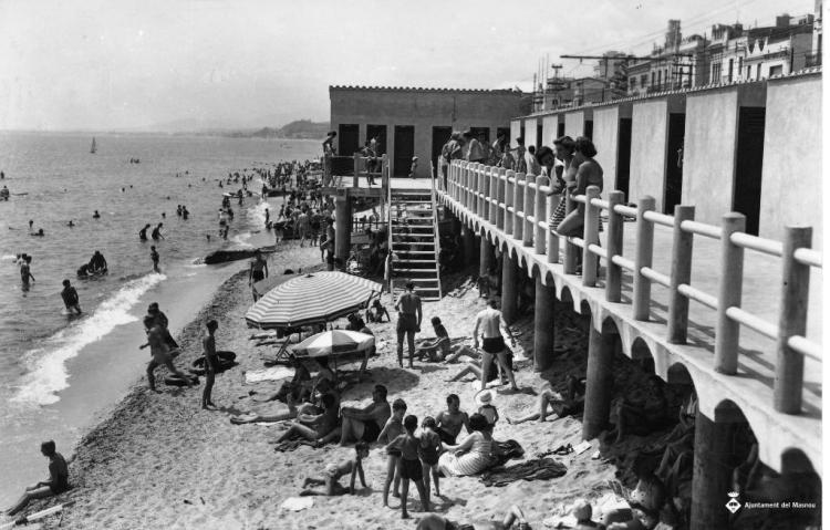 Platja des dels banys de Sant Pere