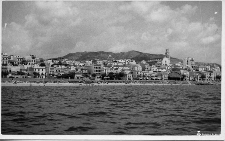 Vista del Masnou des del mar
