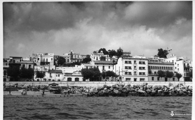 Vista del Masnou des del mar