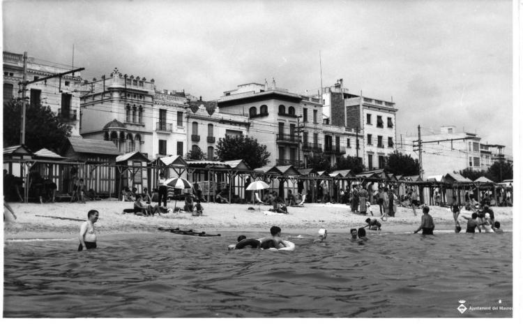 Vista del Masnou des del mar