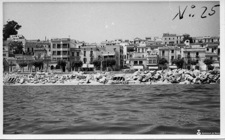 Vista del Masnou des del mar