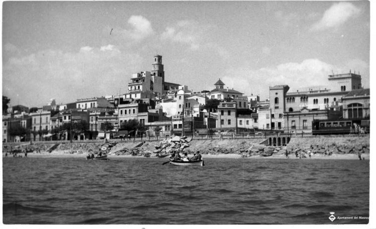 Vista del Masnou des del mar