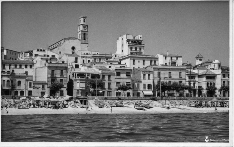 Vista del Masnou des del mar