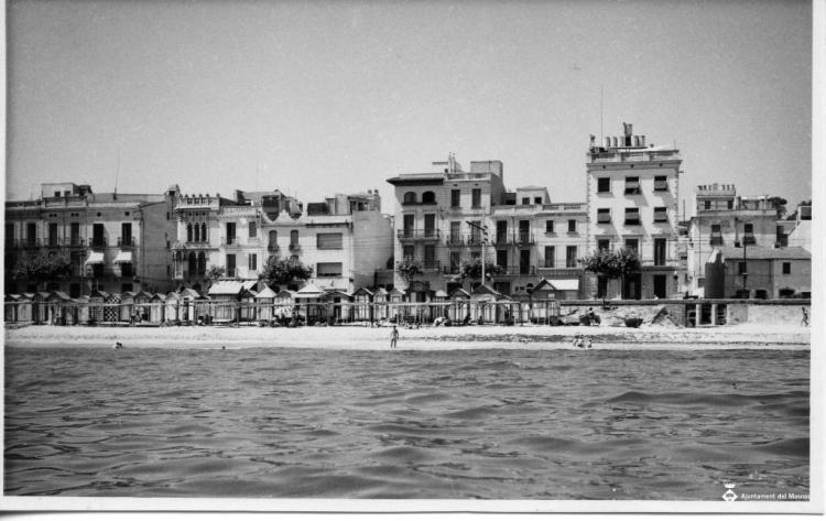 Vista del Masnou des del mar