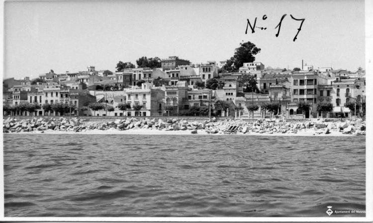 Vista del Masnou des del mar