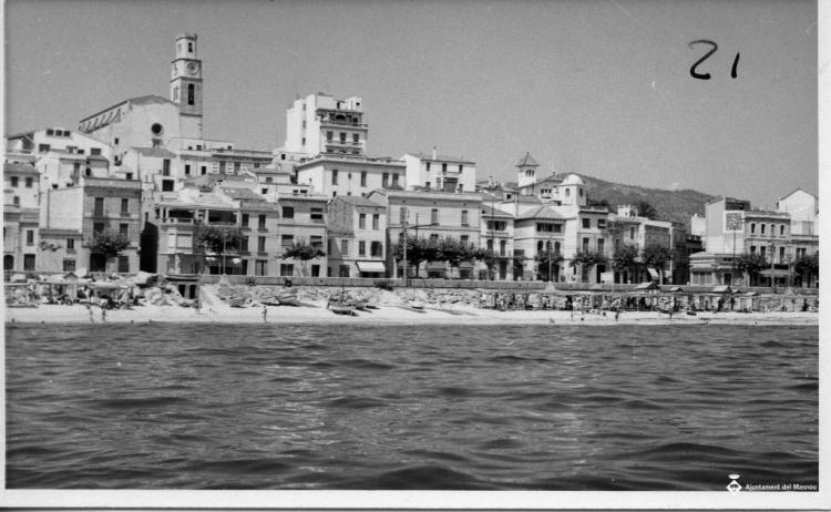Vista del Masnou des del mar