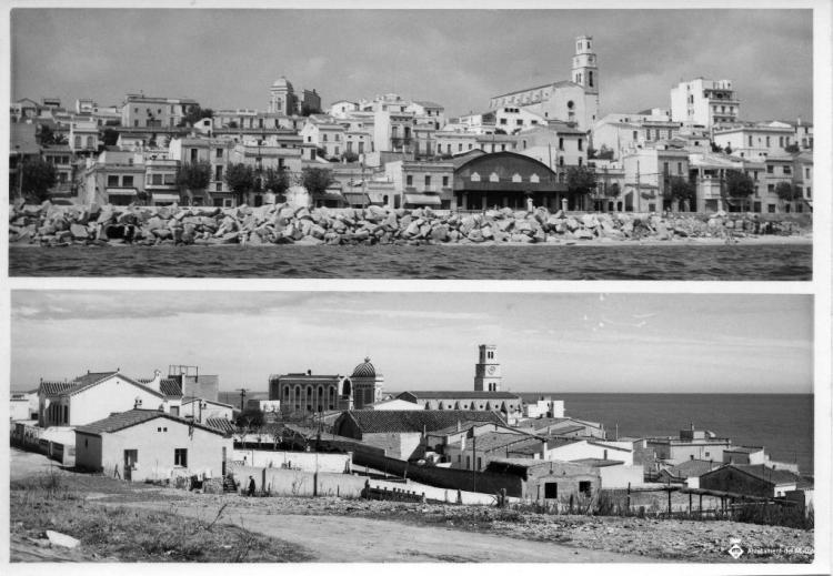 Dues vistes del Masnou des de diferents perspectives