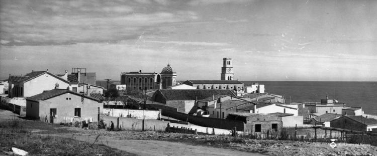 Perspectiva del Masnou des de l'antic camí d'Alella