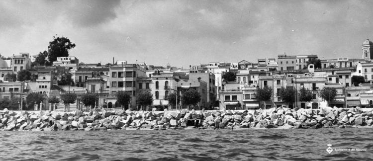 Vista del Masnou des del mar