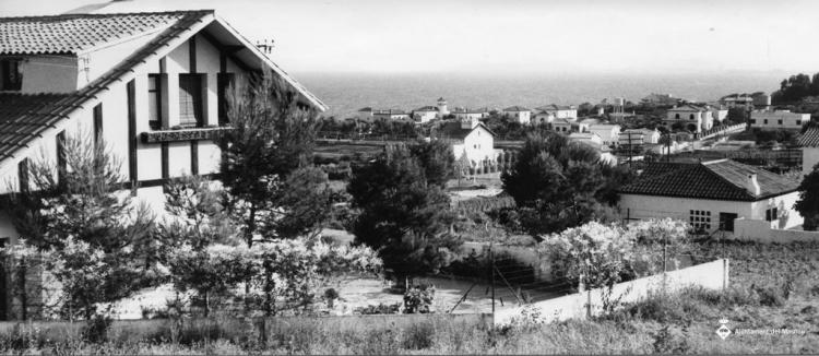 Panoràmica del Masnou a la zona del carrer de Bilbao