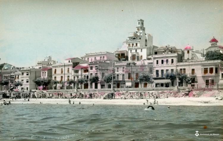 Vista del Masnou des del mar
