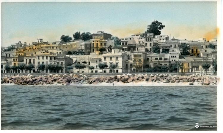 Vista del Masnou des del mar