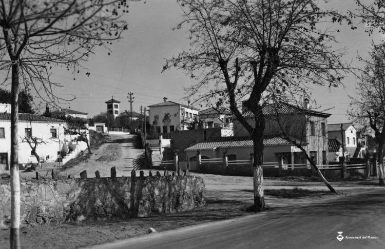Perspectiva des de la carretera d'Alella