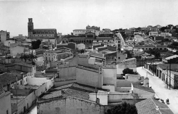 Perspectiva del Masnou des d'un edifici al carrer Fontanills